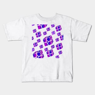 Neon Cubes Kids T-Shirt